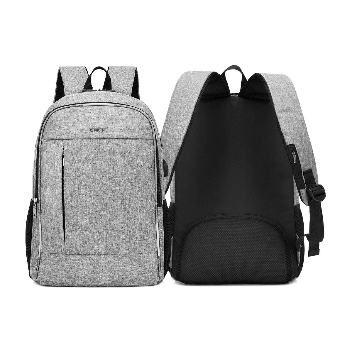 Picture of Rucksack for Laptop and Tablet with USB Output Subblim SUB-BP-1UL0001 Grey