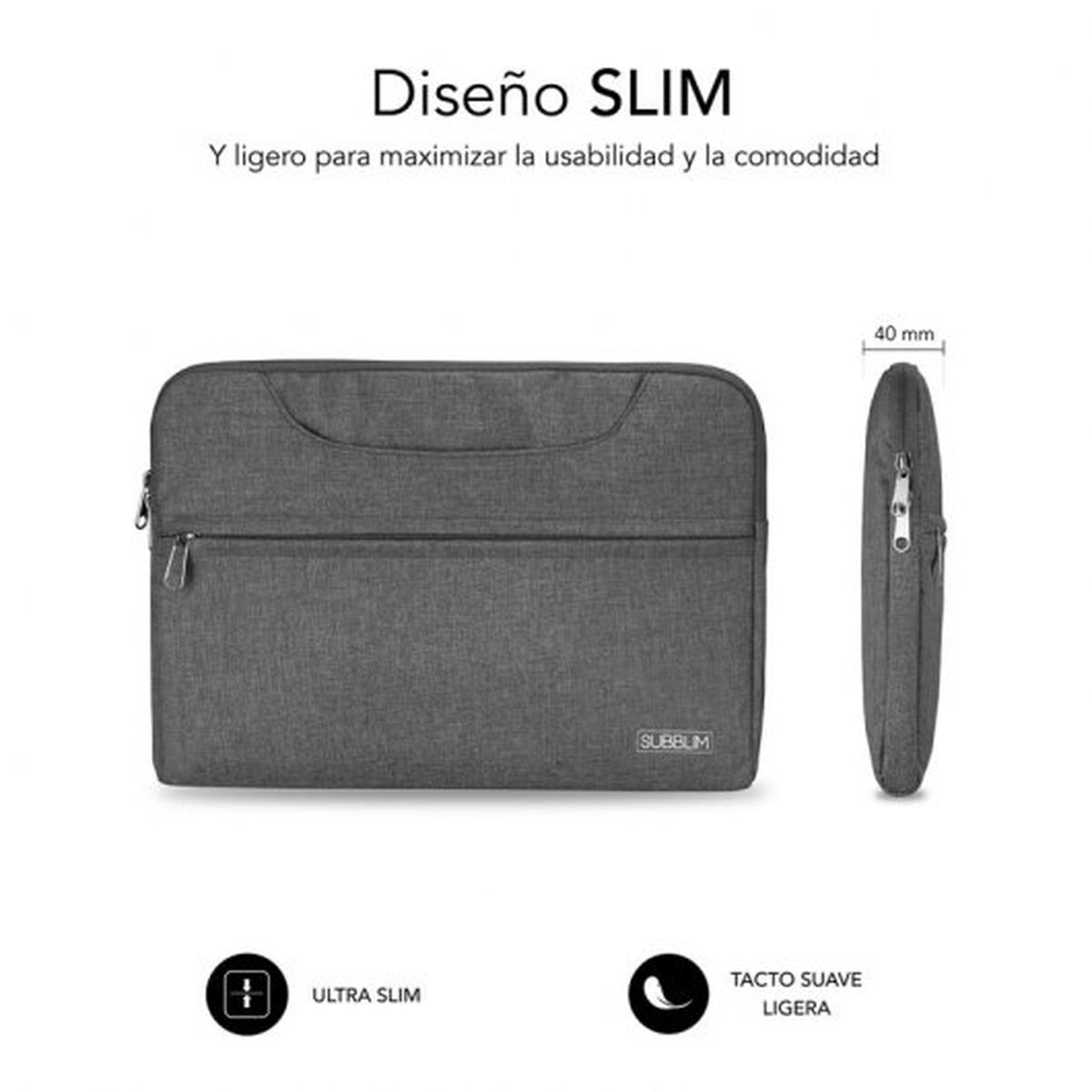 Picture of Laptop Case Subblim SUB-LS-1BS0101 Grey