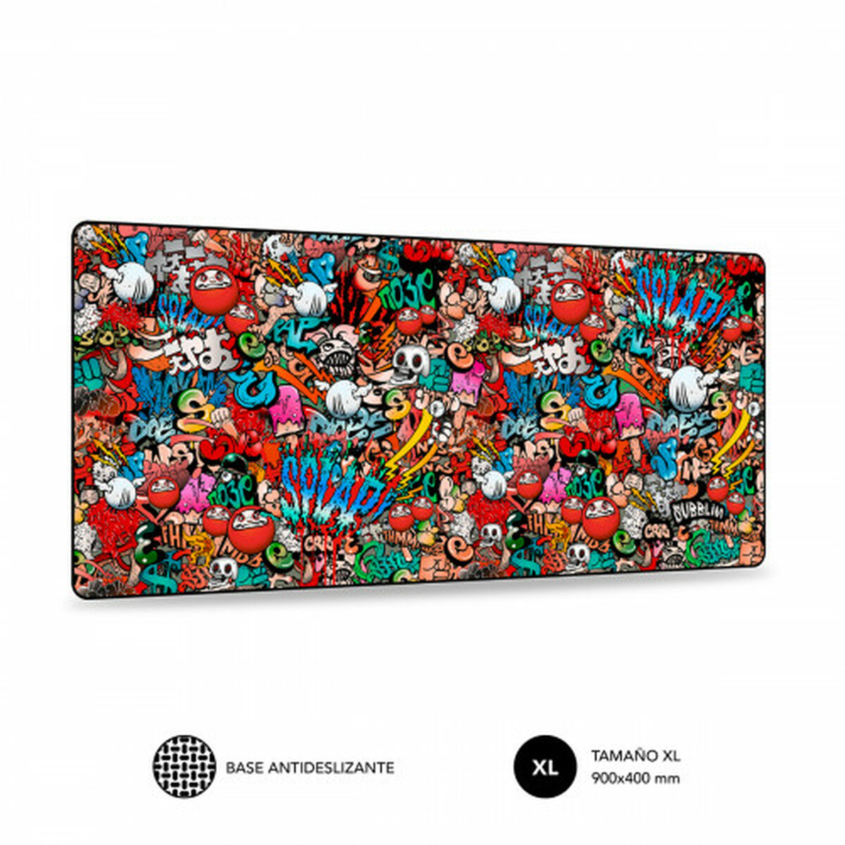 Immagine di Mouse Mat Subblim SUB-MP-01PUW02 Multicolour XL