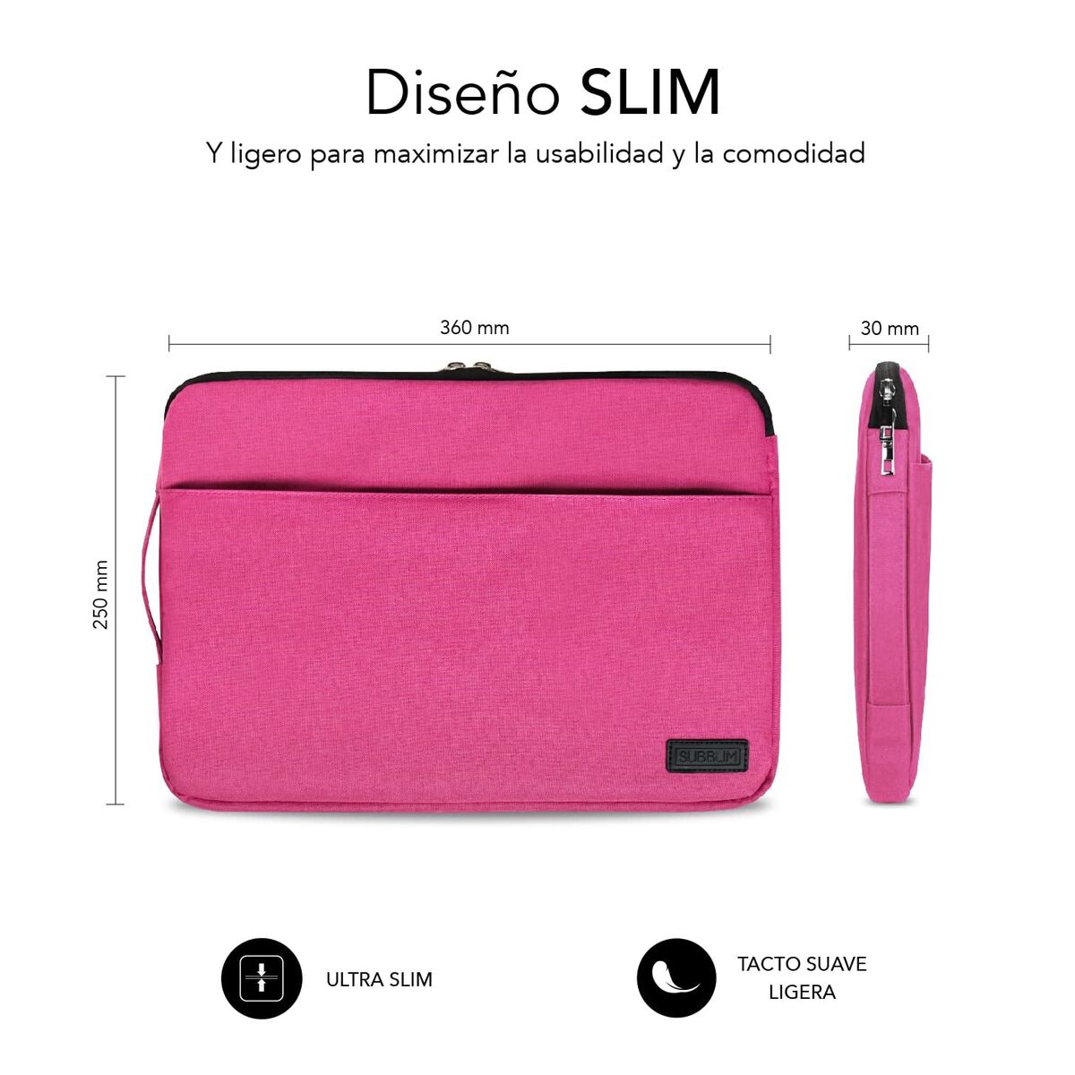 Picture of Laptop Case Subblim SUB-LS-0PS0003 Pink