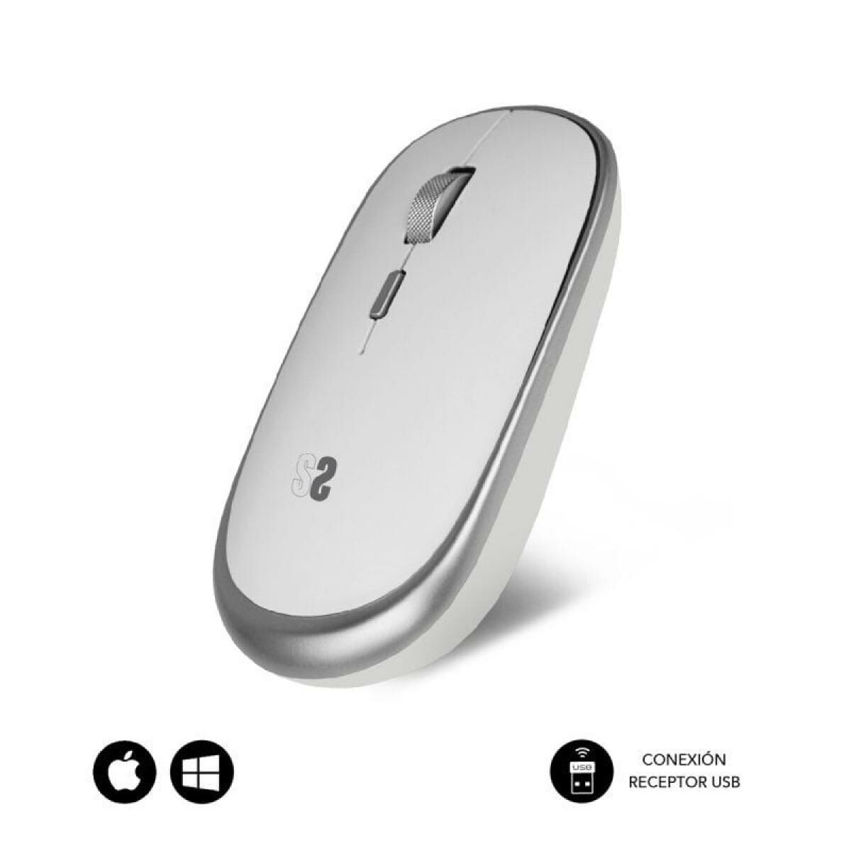 Picture of Wireless Mouse Subblim SUBMO-RFM0001 Silver 1600 dpi
