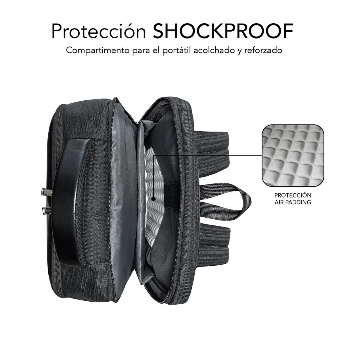 Picture of Laptop Backpack Subblim SUBBP-2BL1015 Black