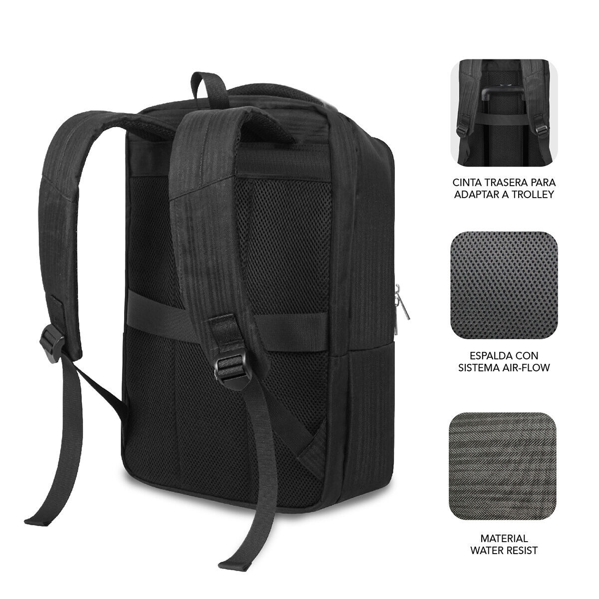 Picture of Laptop Backpack Subblim SUBBP-2BL1015 Black