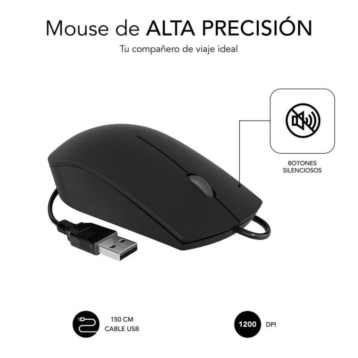 Picture of Mouse Subblim BUSINESS 1200 DPI Black