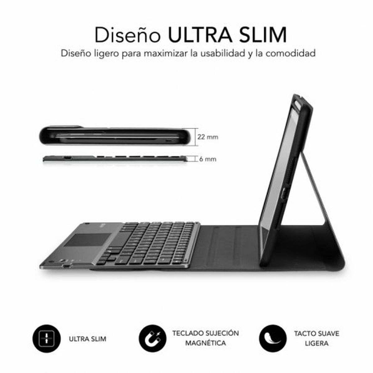 Immagine di iPad Case + Keyboard Subblim SUBKT4-BTPI02 10,9" iPad