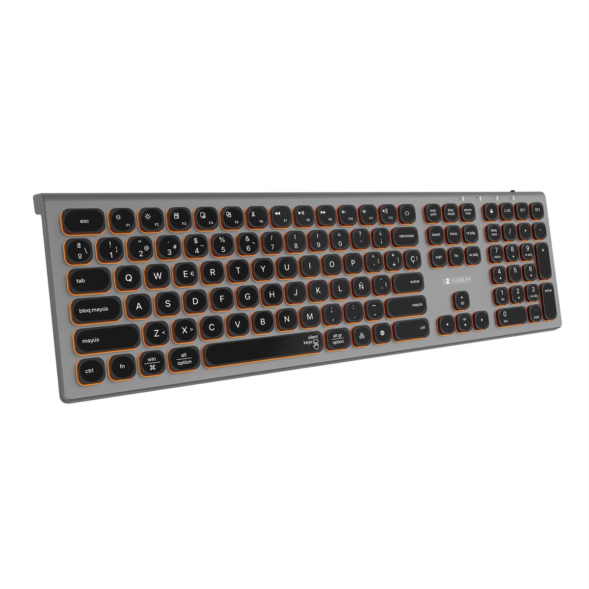 Picture of Bluetooth Keyboard Subblim SUBKB-3MIE310 Black