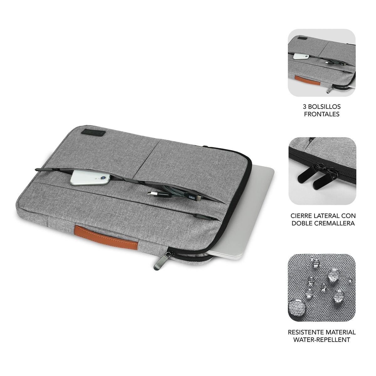 Picture of Laptop Case Subblim SUBLS-AP36002 Grey