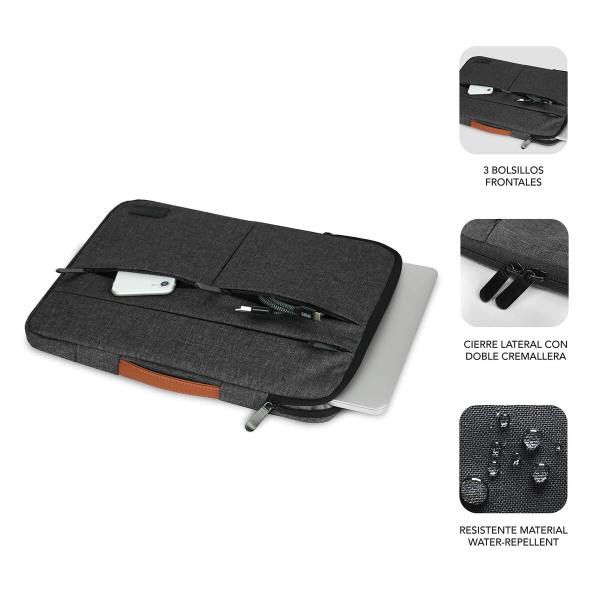 Picture of Laptop Case Subblim SUBLSAP36050 Grey