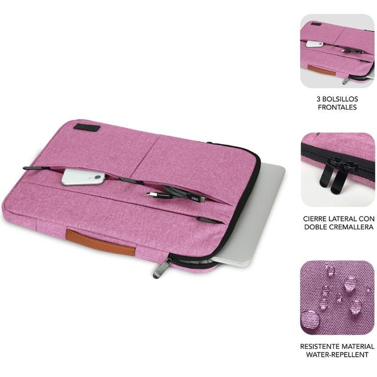 Picture of Laptop Case Subblim SUBLS-AP36053 Pink 15,6"
