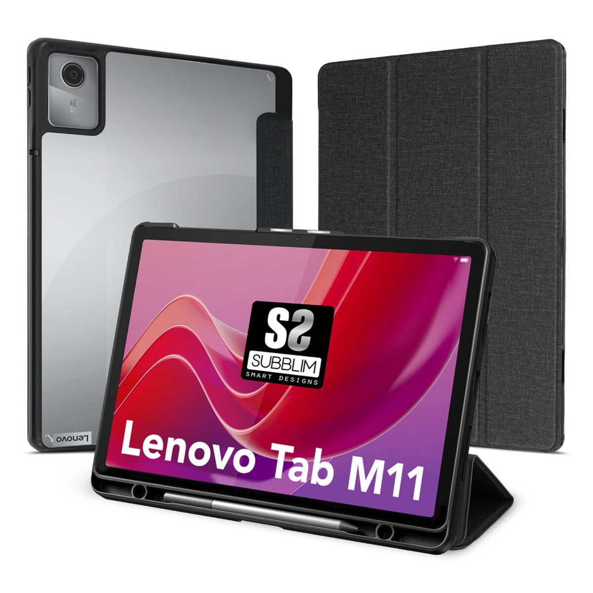 Afbeeldingen van Tablet cover Subblim SUBCST-5SC130 Black