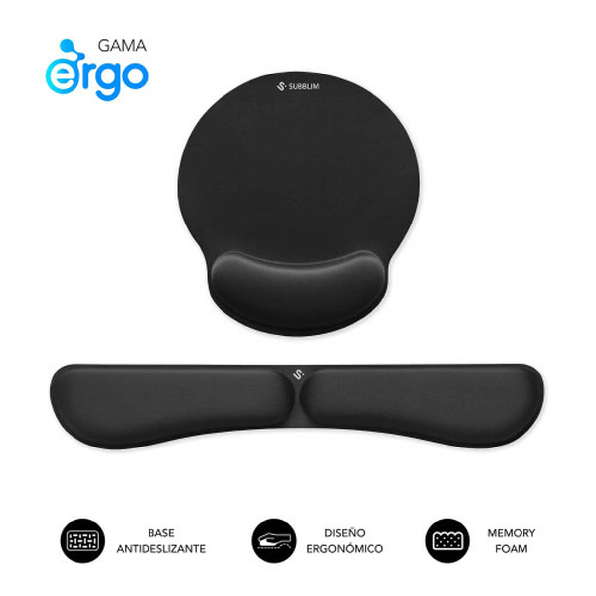 Immagine di Mouse Mat Subblim SUBMP-04E020 Black