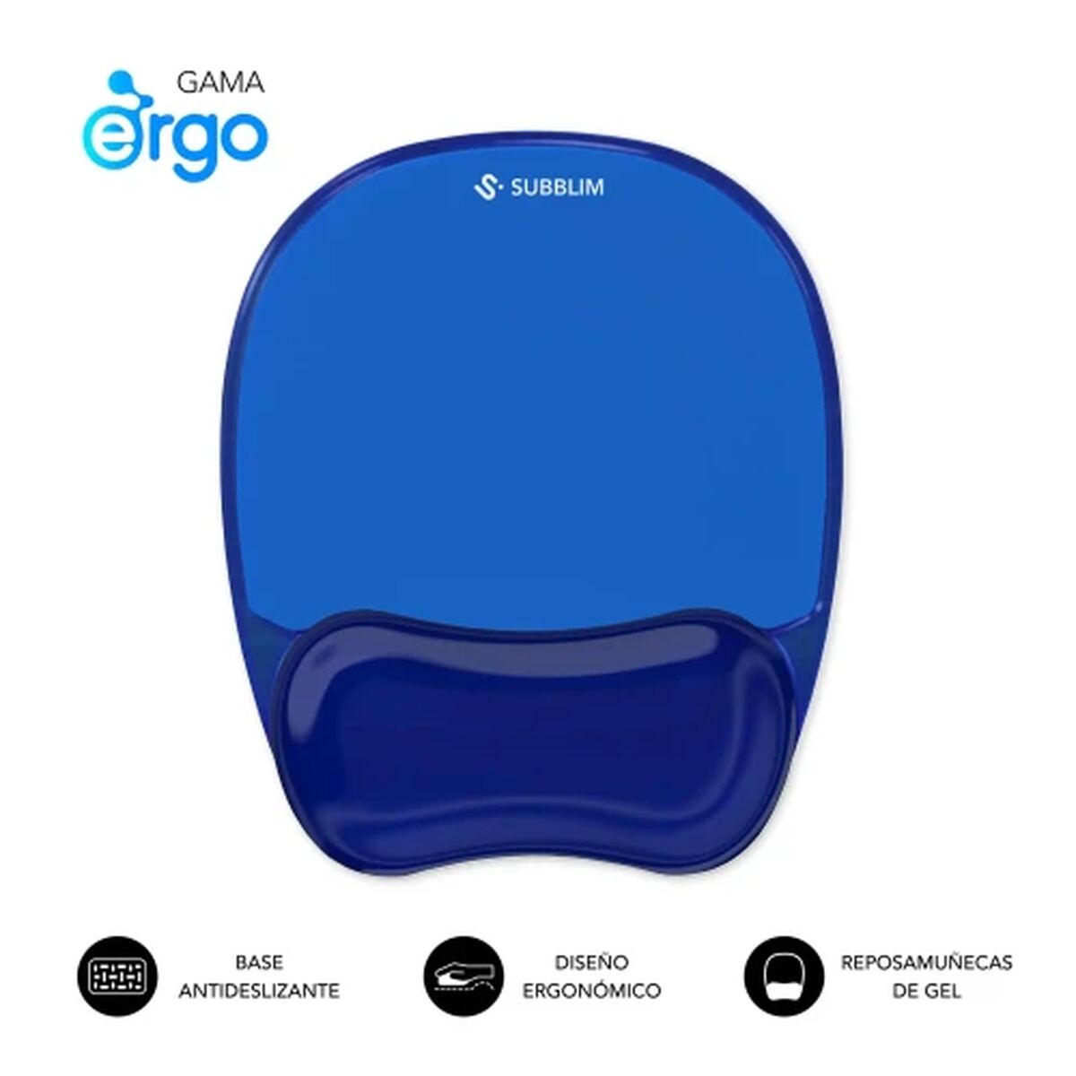 Immagine di Mouse Mat Subblim SUBMP-04E070 Blue