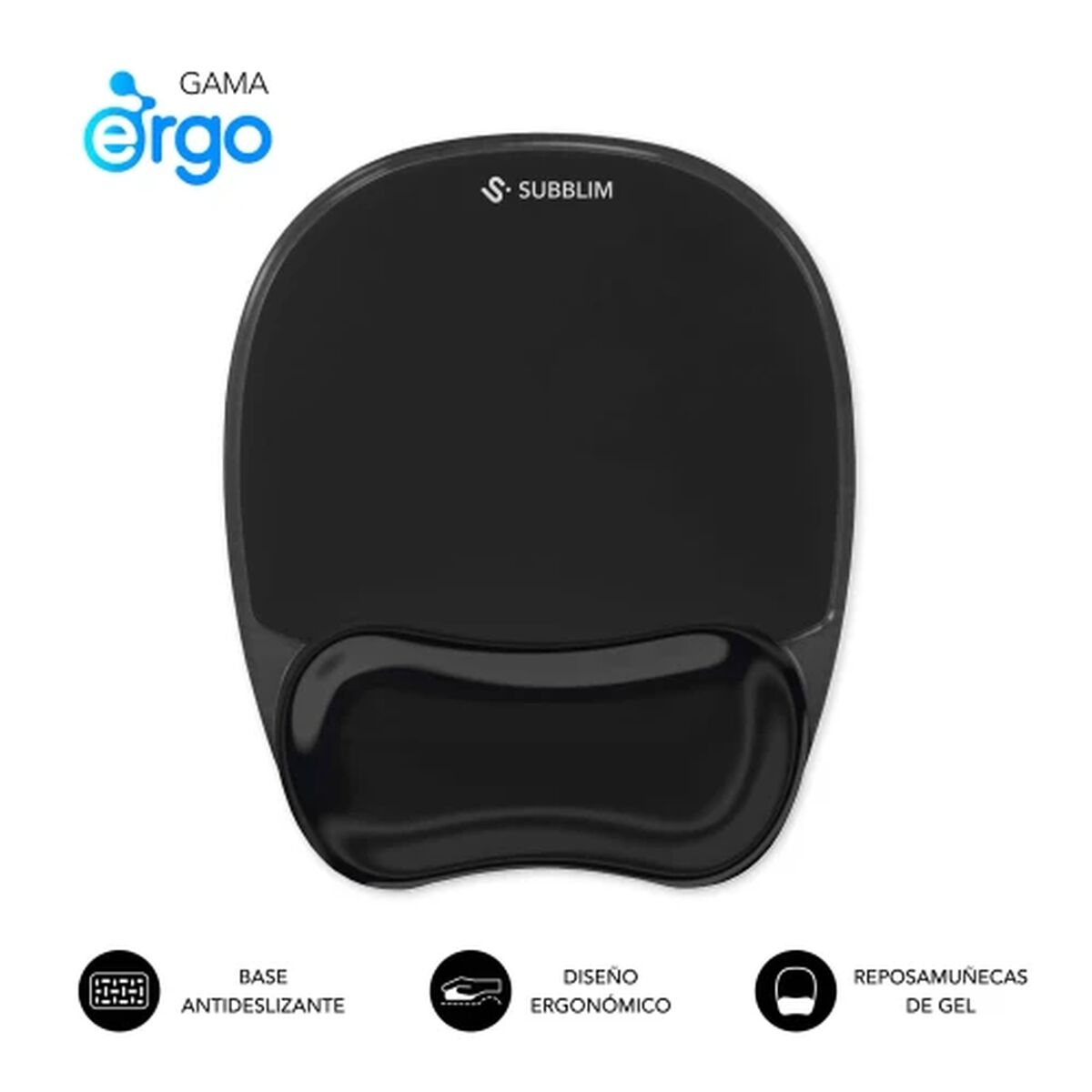 Immagine di Mouse Mat Subblim SUBMP-04E071 Black