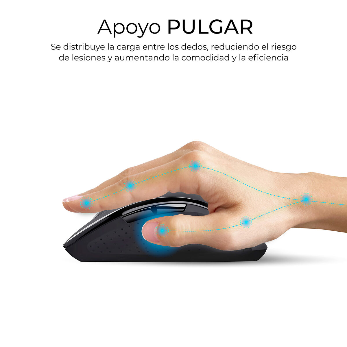 Obrazek Keyboard and Mouse Subblim SUBKBC-DCOPW2 Black Spanish Spanish Qwerty QWERTY