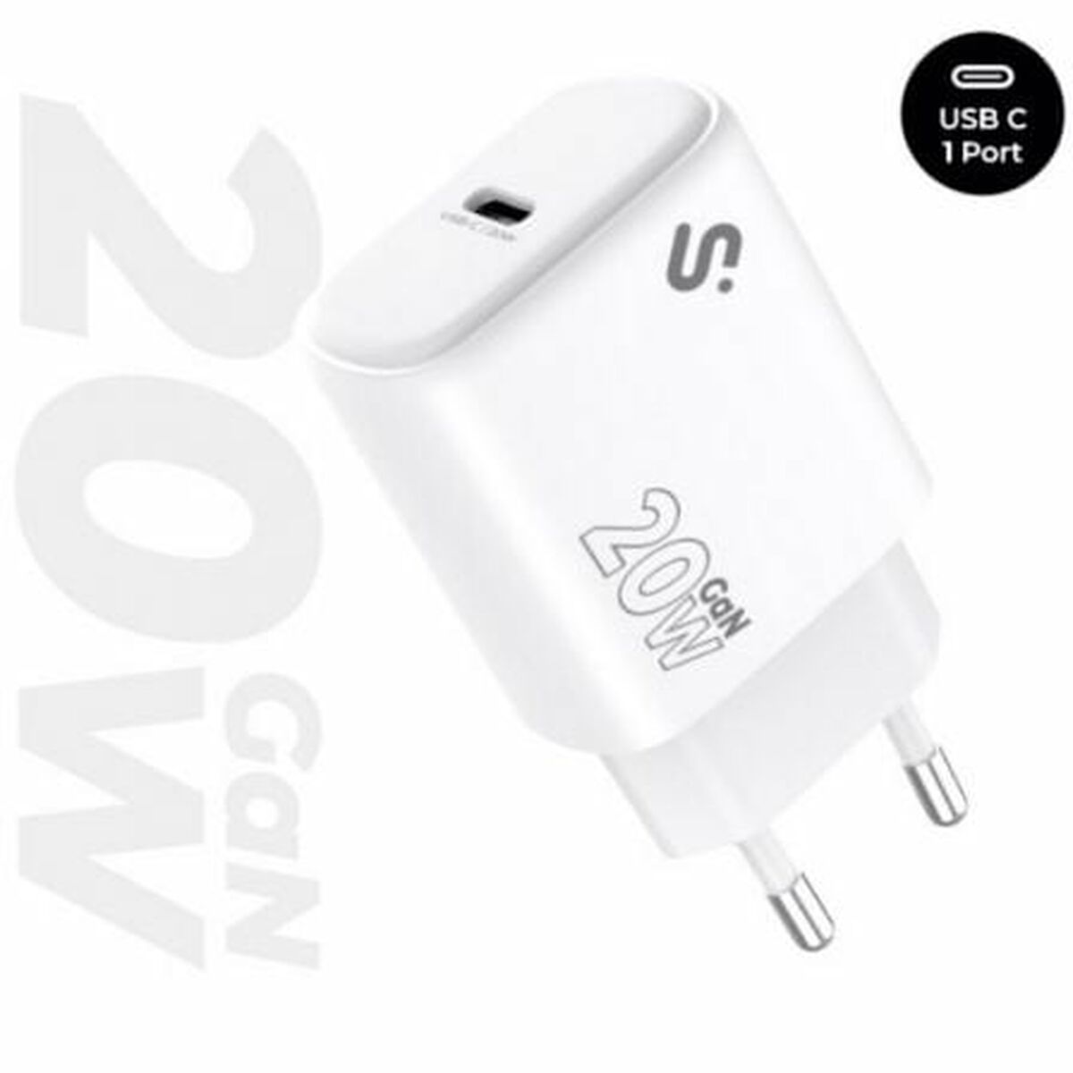 Afbeeldingen van Car Charger Subblim SUBCHG-6G2001 White 20 W