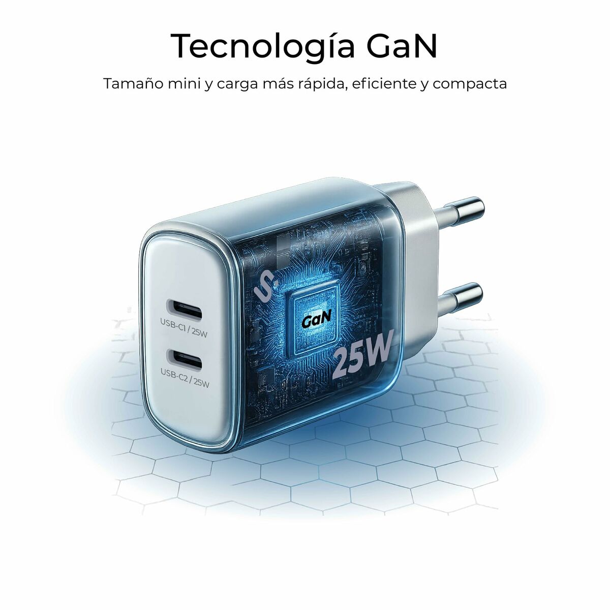 Immagine di Wall Charger Subblim SUBCHG-6G2520 White 25 W