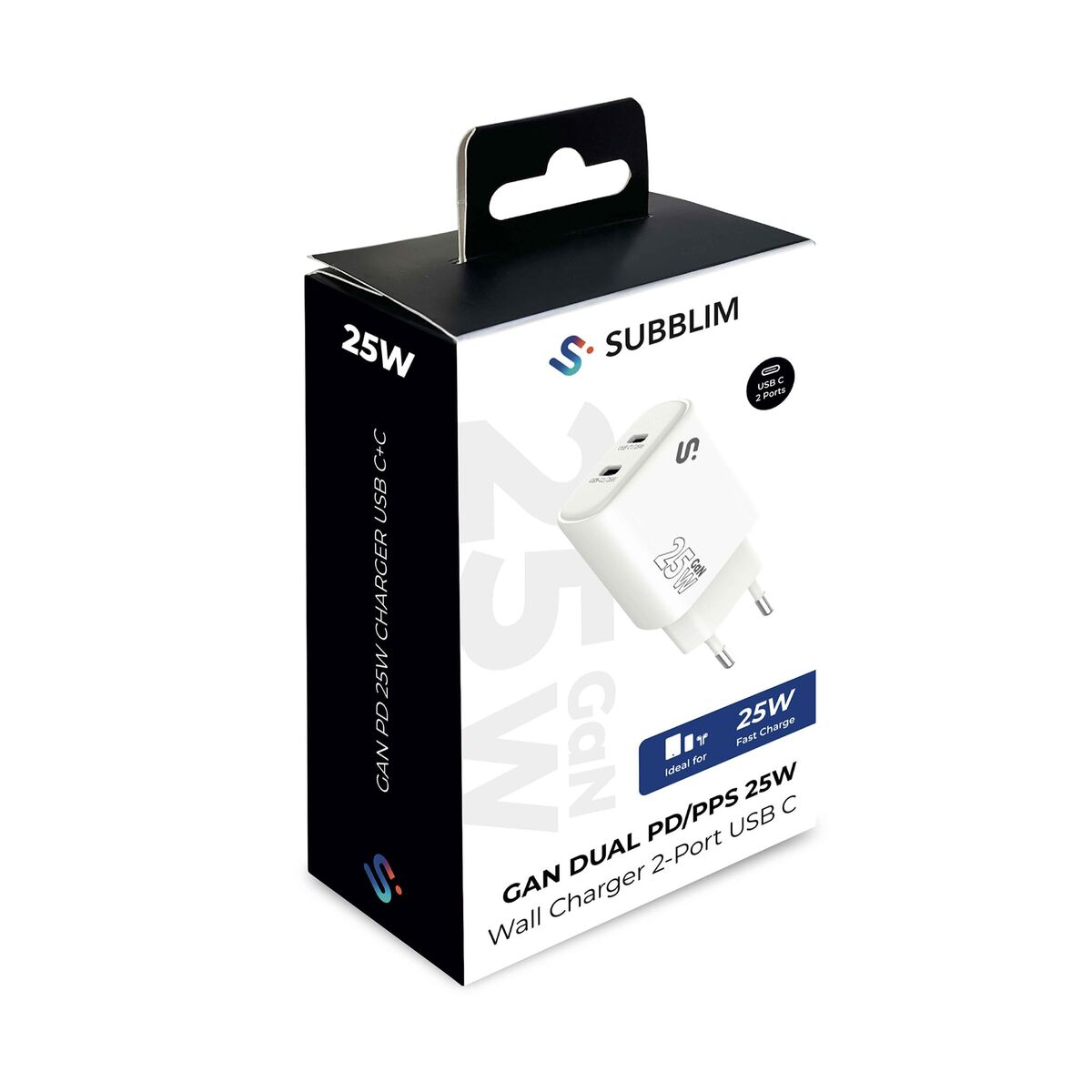 Car Charger Subblim SUBCHG-6G2520 White 120 W