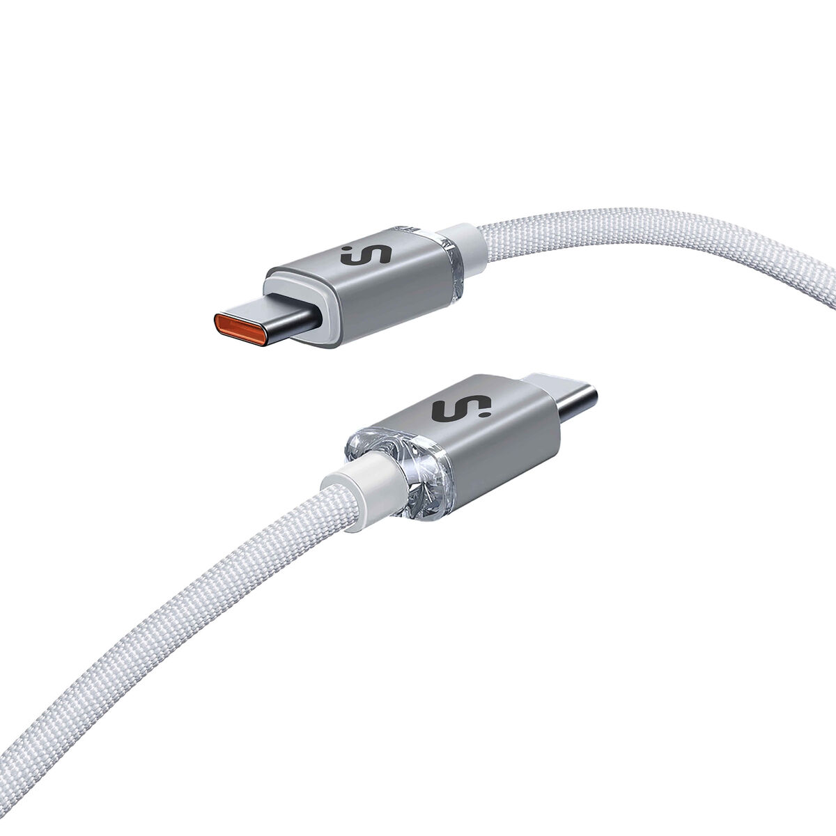 Καλώδιο USB-C σε USB-C Subblim OPTIMUS Λευκό 1 m