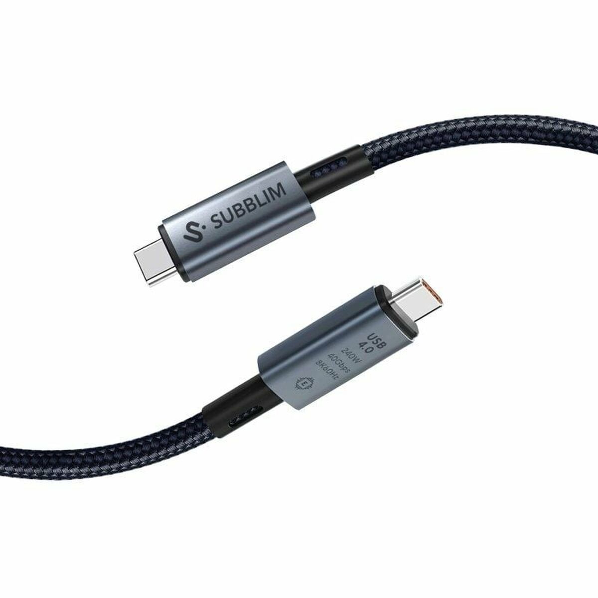 Câble USB-C vers USB-C Subblim SUBCAB-C24010 1,5 m Noir