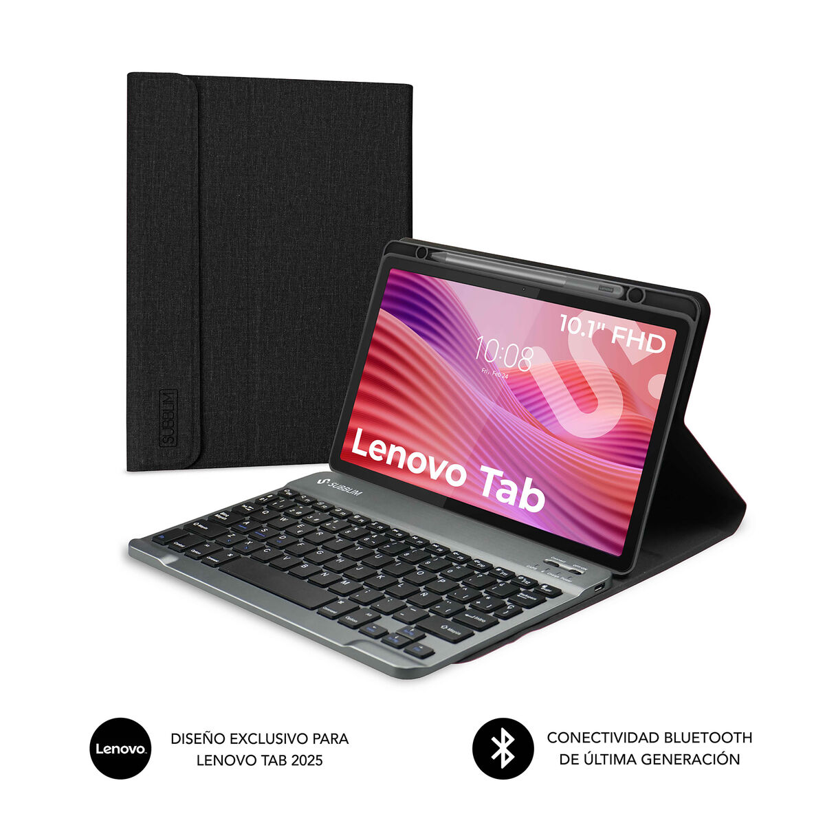 Image de Tablet cover Subblim SUBKT3-BTL320 Spanish Qwerty