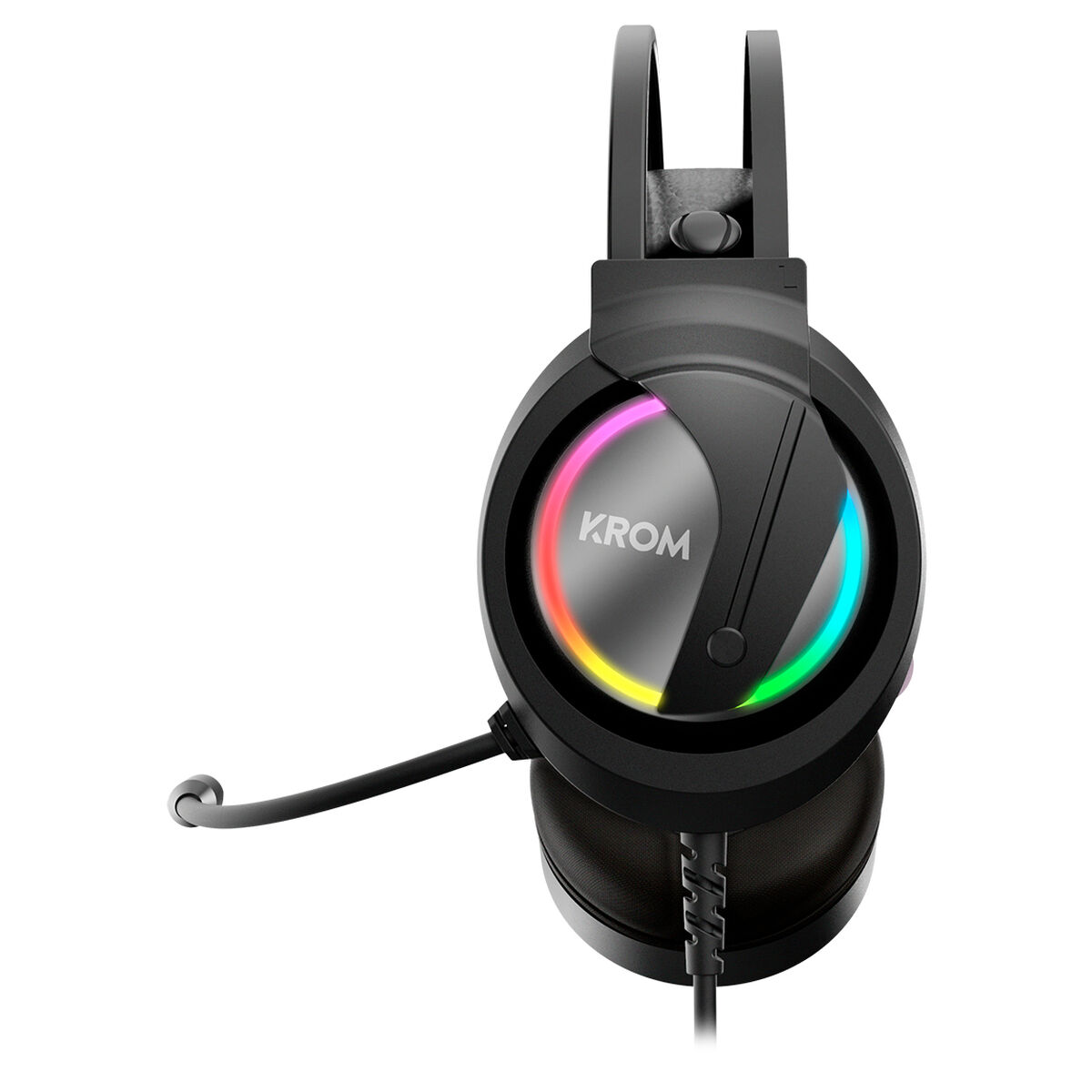 Picture of Gaming Headset with Microphone Krom Kappa Black RGB