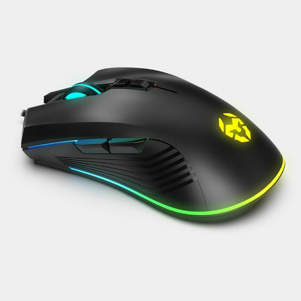 Afbeeldingen van Keyboard with Gaming Mouse Krom NXKROMKRSHRSP Black