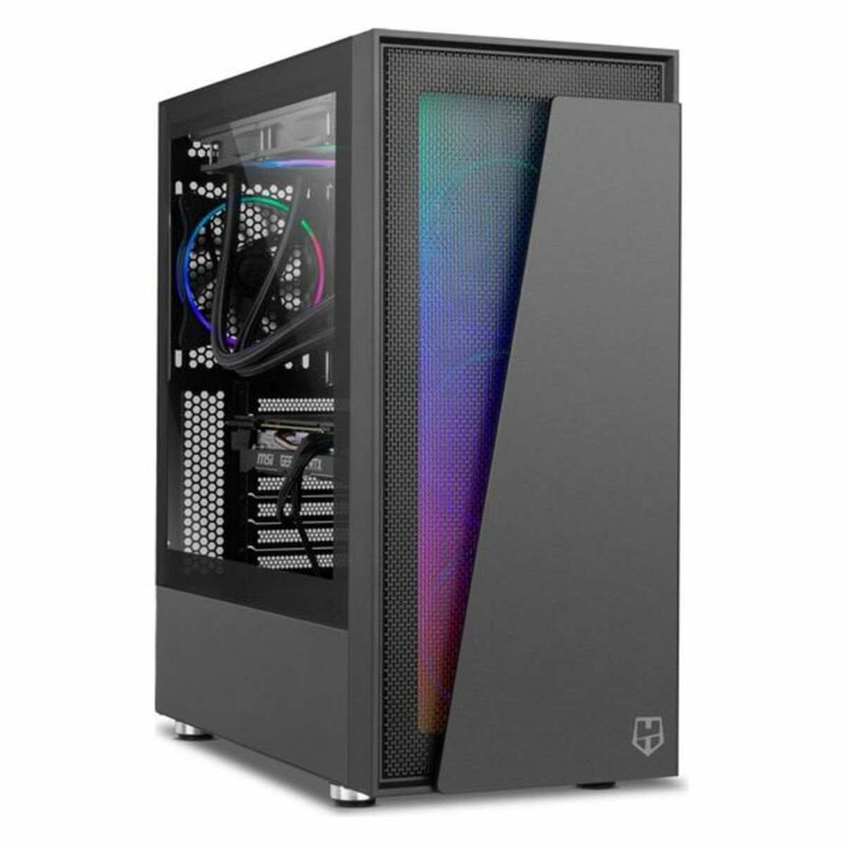 Afbeeldingen van ATX Semi-tower Box Nox-Xtreme Hummer Blaster Black