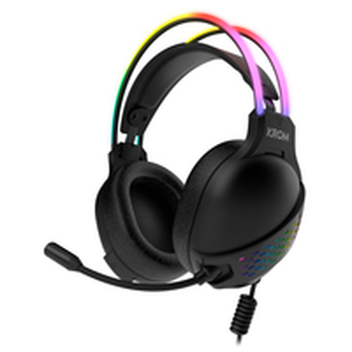 Picture of Headphones with Microphone Krom Klaim Black
