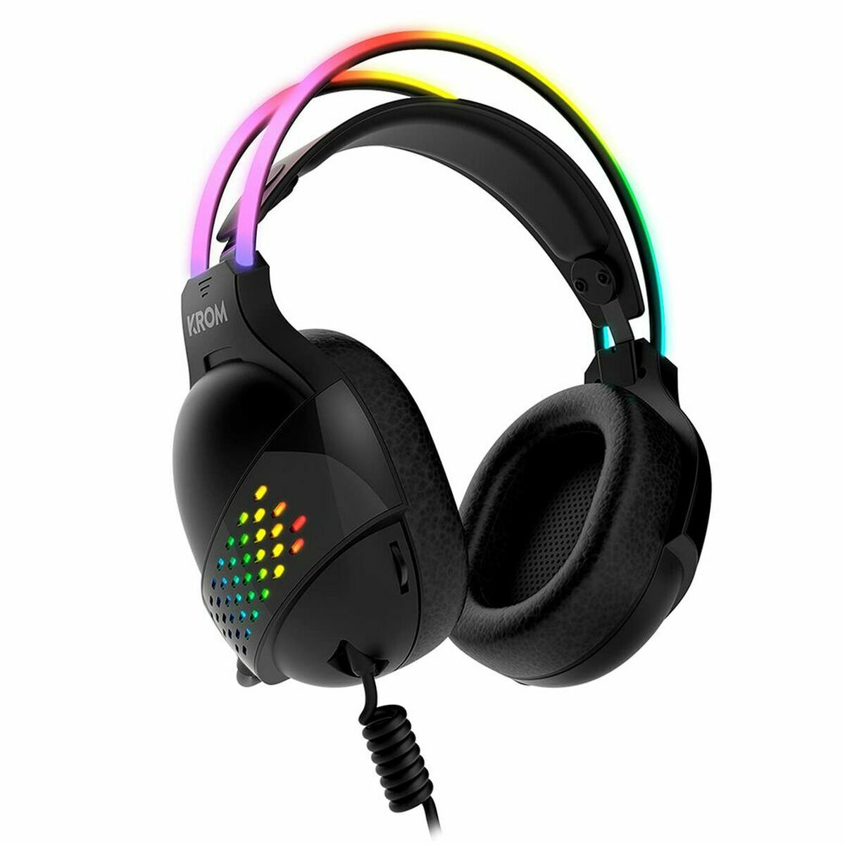 Picture of Headphones with Microphone Krom Klaim Black