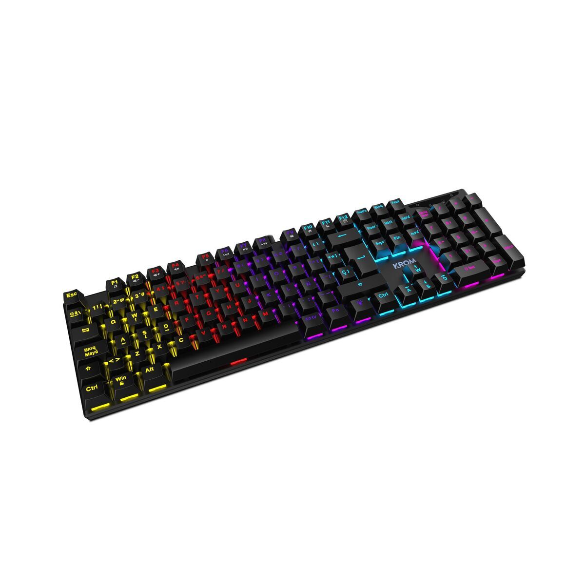Obrazek Keyboard Krom Kasic Black Qwerty US