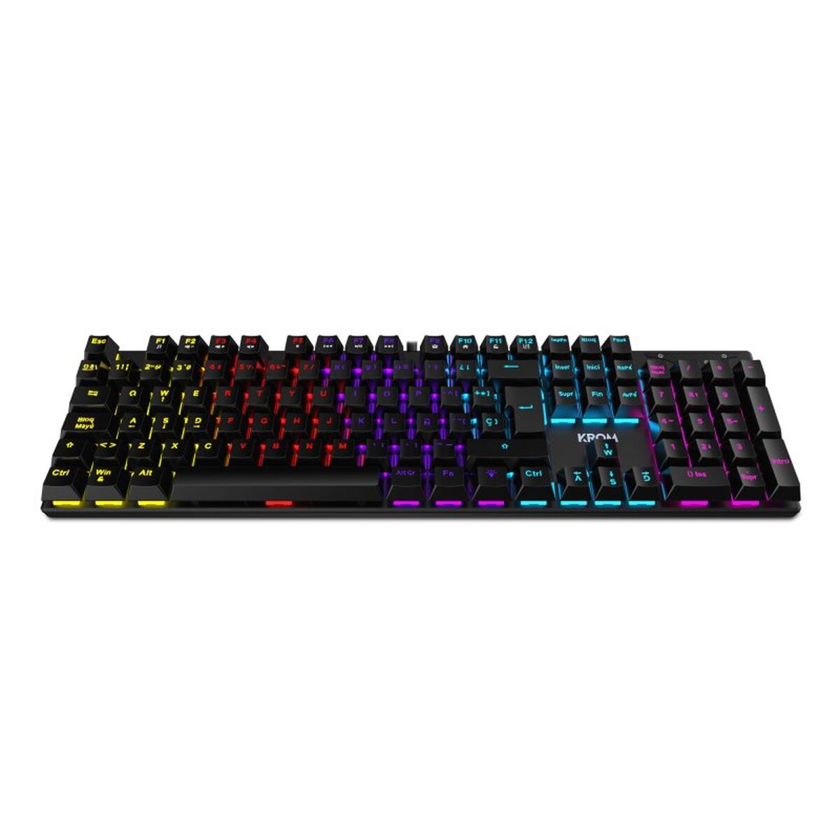 Obrazek Keyboard Krom Kasic Black Qwerty US