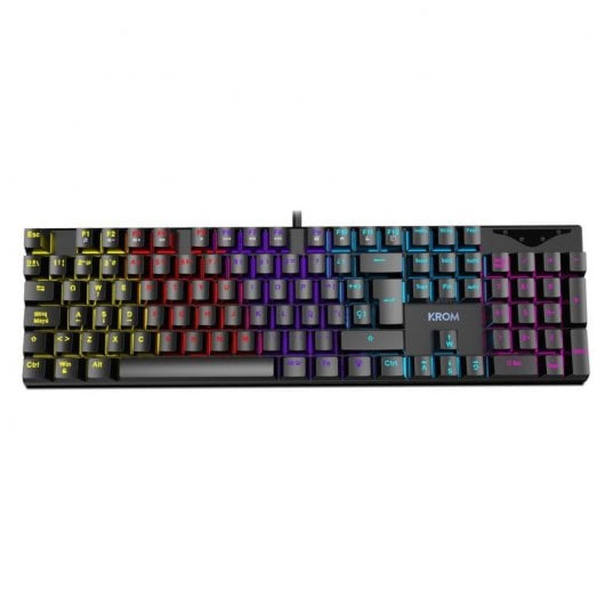 Obrazek Keyboard Krom Kasic Black Qwerty US