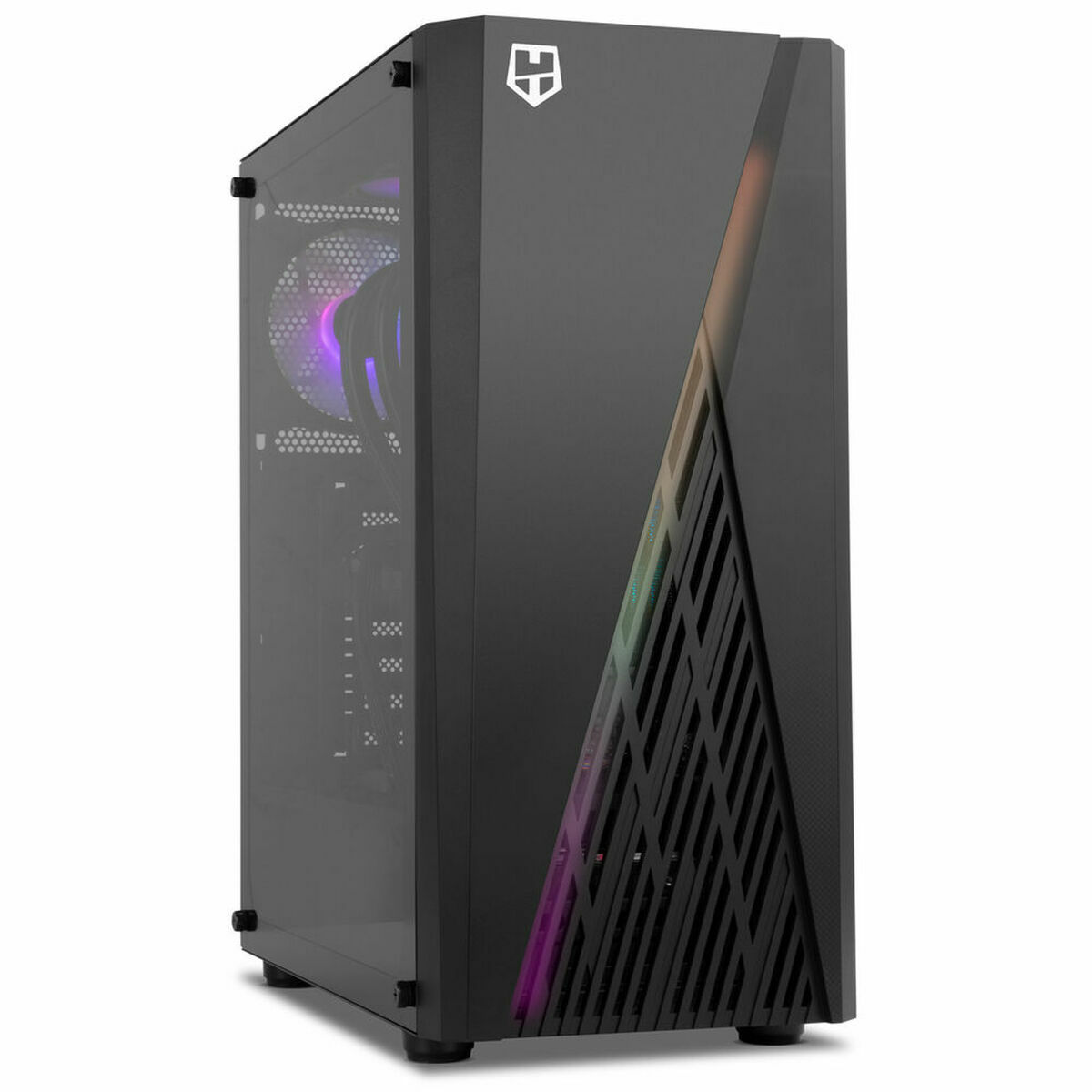 Afbeeldingen van ATX Semi-tower Box Nox-Xtreme Hummer Frost Black ATX