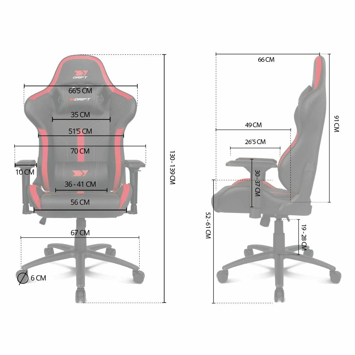 Picture of Gaming Chair DRIFT DR350 Black