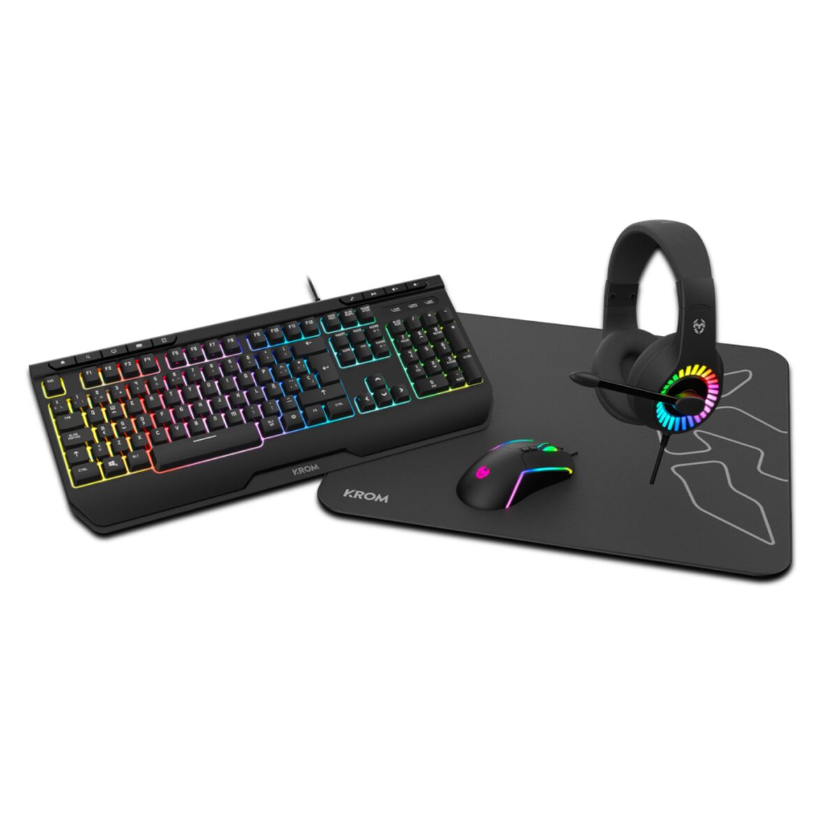 Afbeeldingen van Pack Gaming Krom Kenya Spanish Qwerty