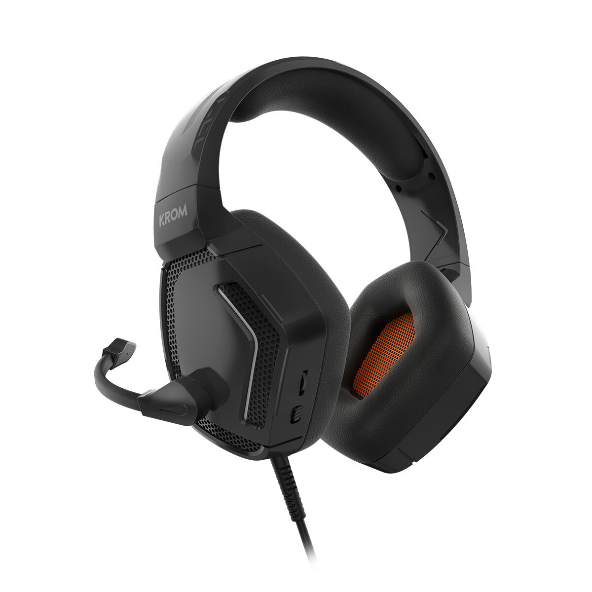Afbeeldingen van Headphones with Microphone Krom NXKROMKOPAPRO Black