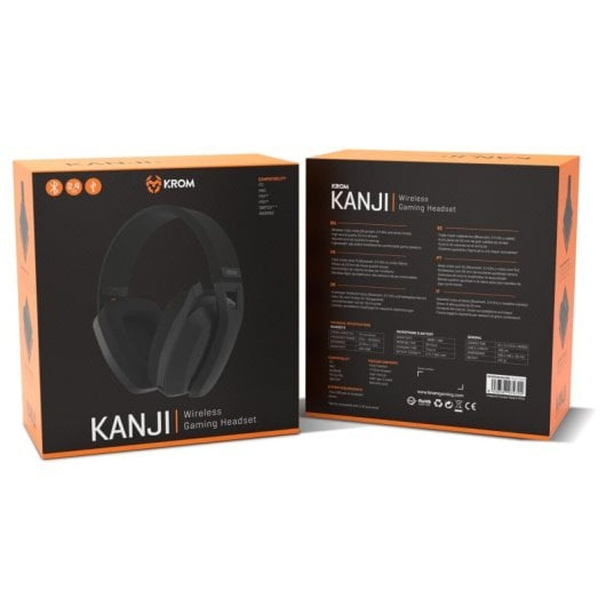 Headphones with Microphone Krom NXKROMKANJIBK Black