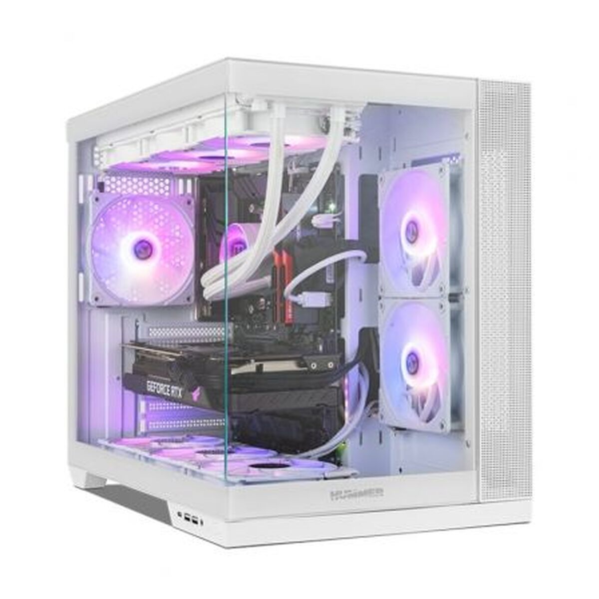 Κουτί Μέσος Πύργος ATX Nox-Xtreme NXHUMMERASTRANEOWH Λευκό