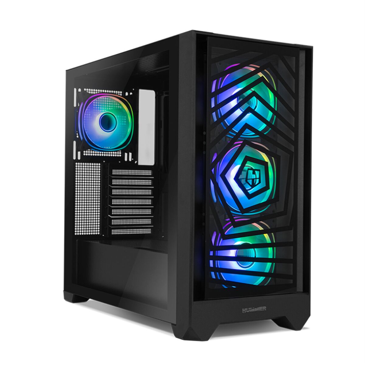 Afbeeldingen van ATX Semi-tower Box Nox-Xtreme NXHUMMERPLASMA Black