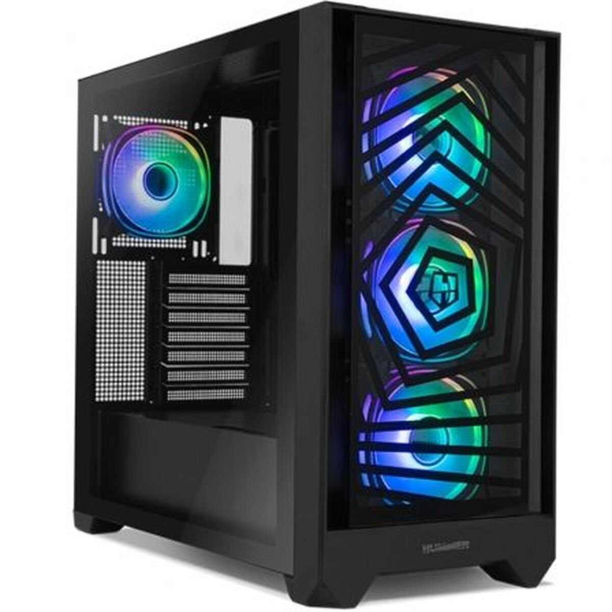 Nox NXHUMMERPLASMA Sort Semi-Tower ATX Computer Case