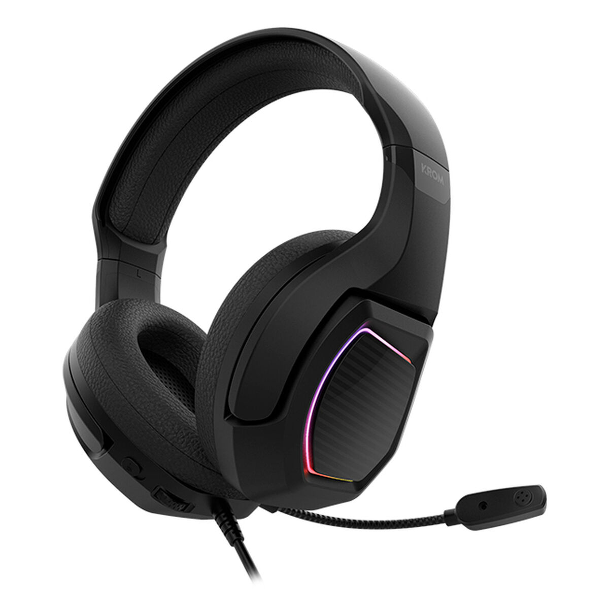 Obrazek Bluetooth Headband Headphones Krom NXKROMKOPA71BK Black