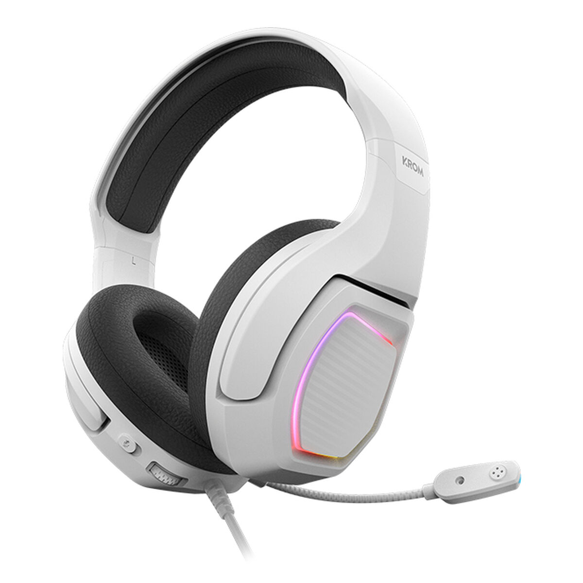 Bluetooth Headband Headphones Krom NXKROMKOPA71WH White