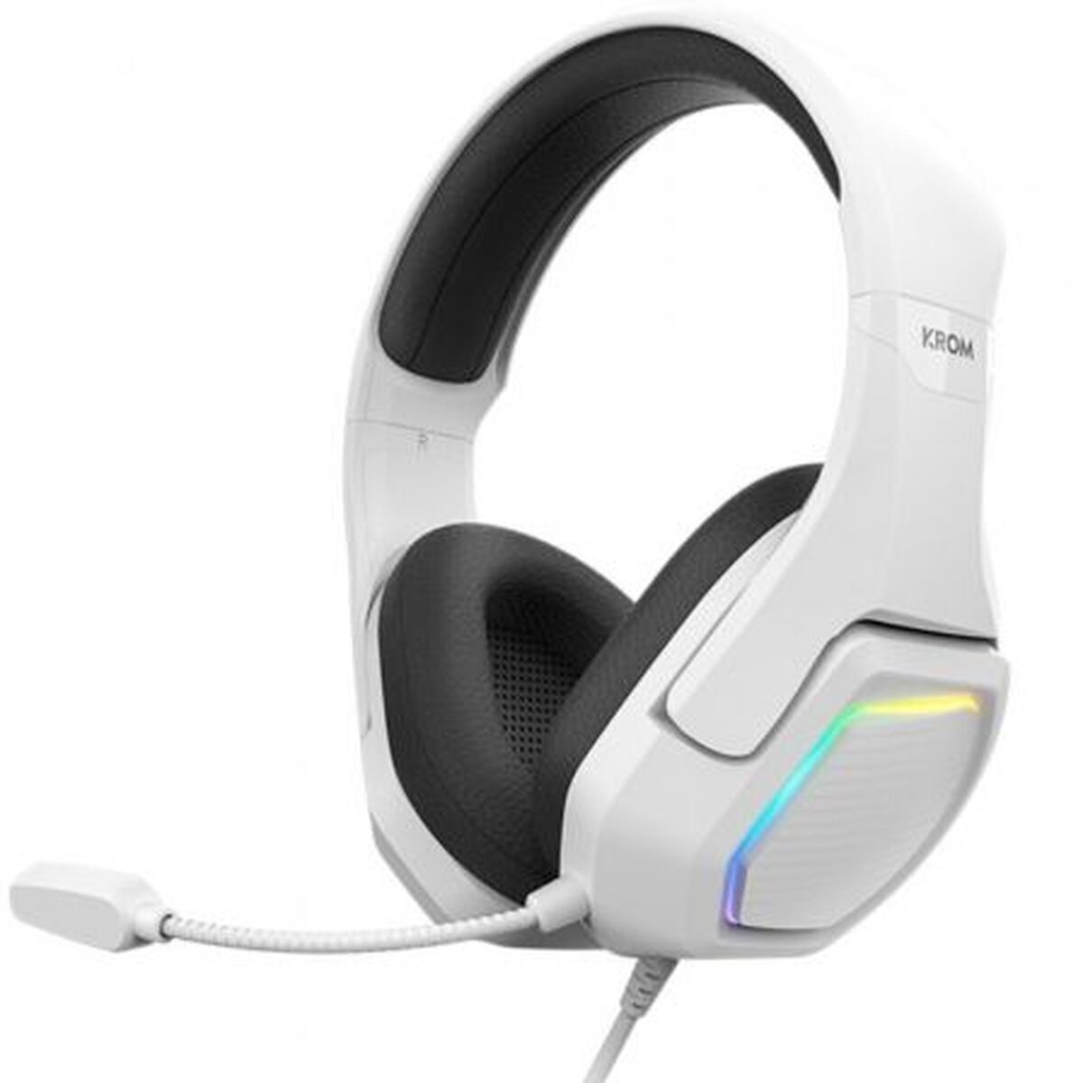 Obrazek Bluetooth Headband Headphones Krom NXKROMKOPA71WH White
