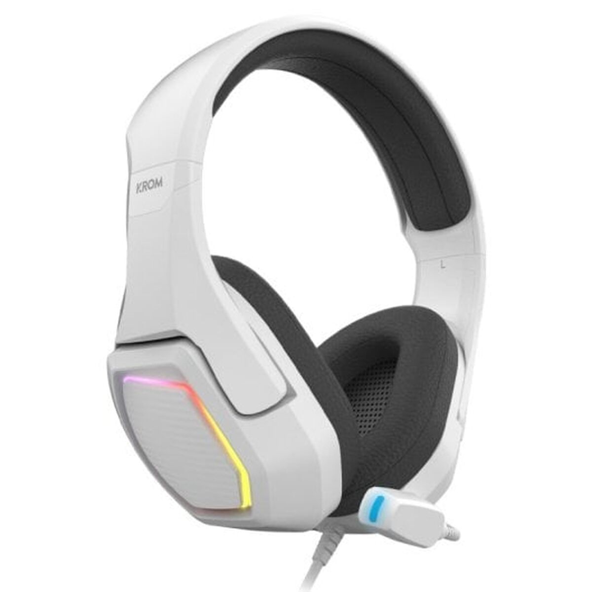 Bluetooth Headband Headphones Krom NXKROMKOPA71WH White