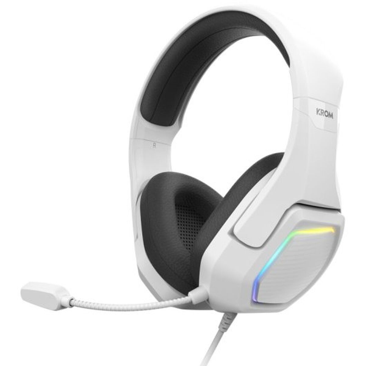 Bluetooth Headband Headphones Krom NXKROMKOPA71WH White