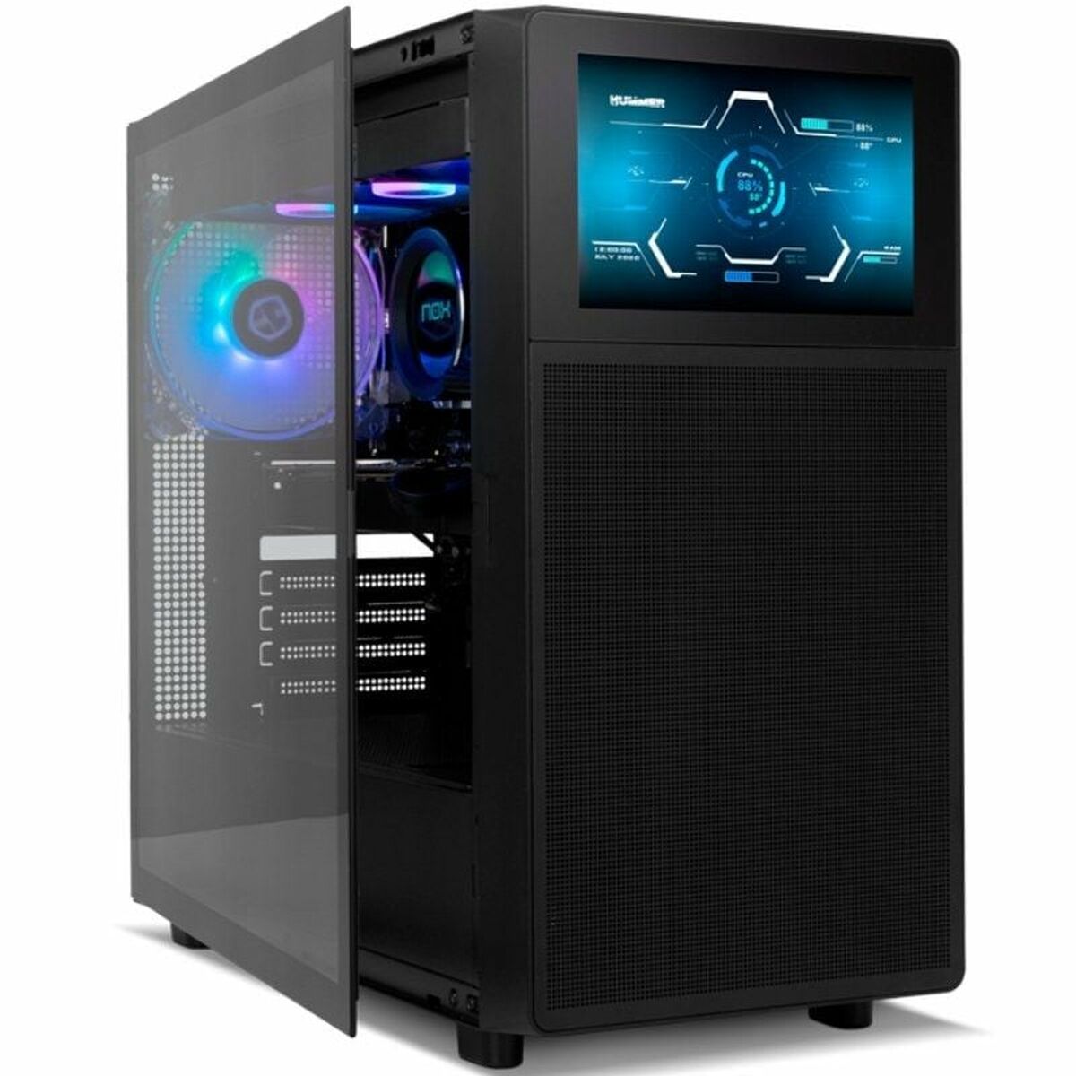 Afbeeldingen van ATX Micro Box Nox-Xtreme NXHUMMERBIOS Black
