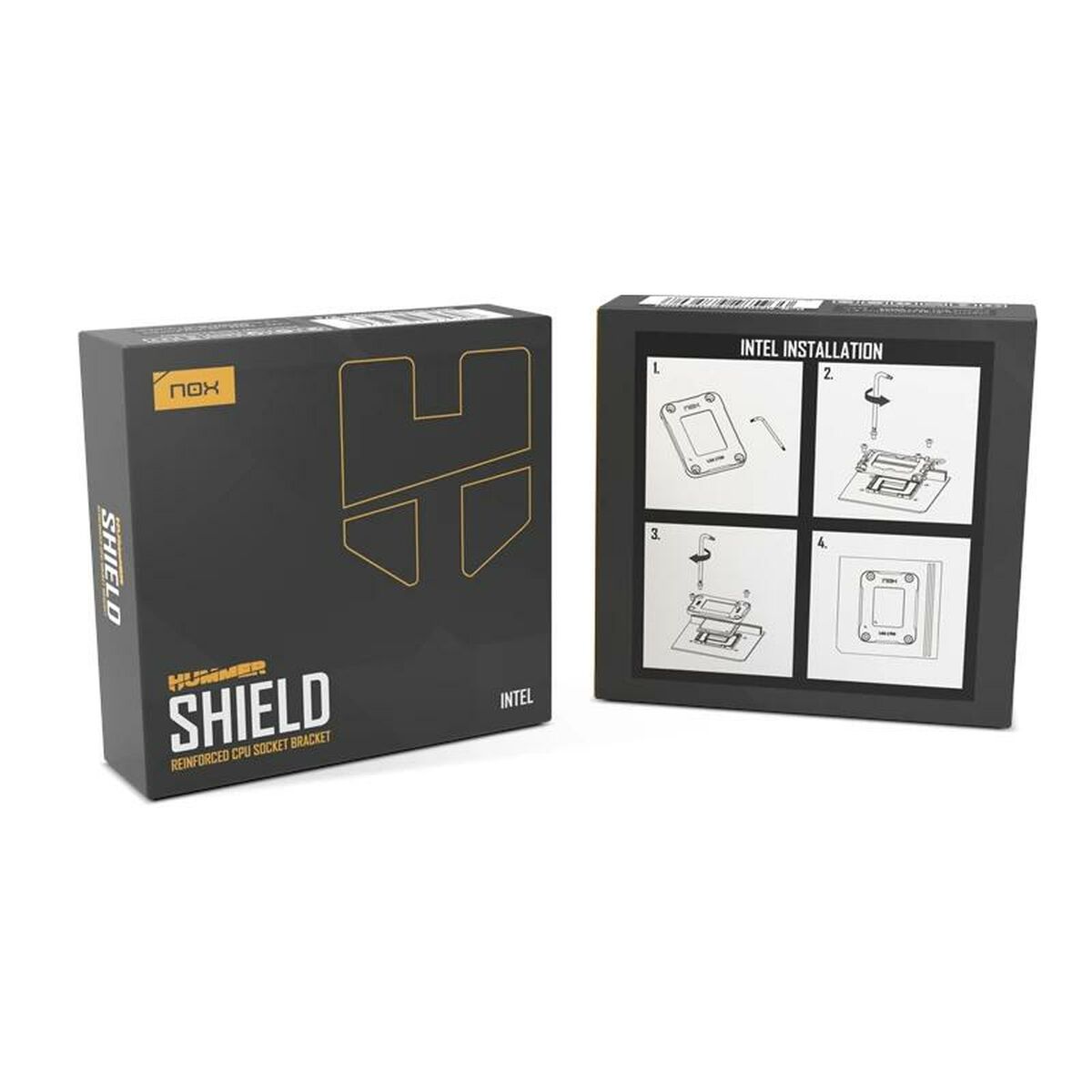 Bild von CPU Stand Nox-Xtreme HUMMER SHIELD Steel