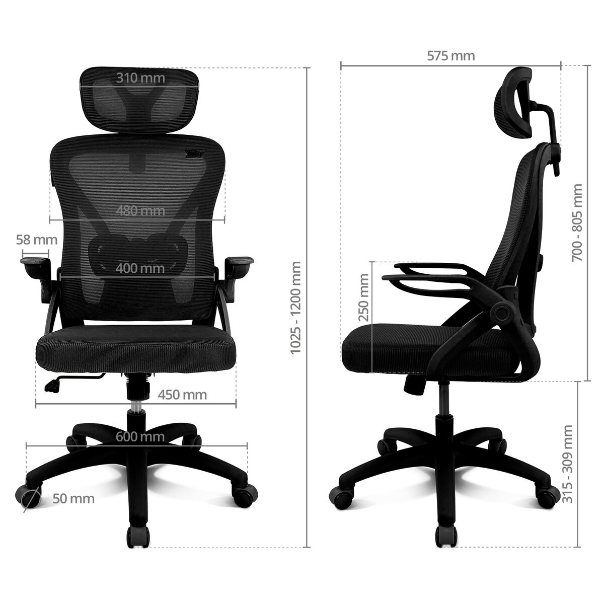 Bild von Gaming Chair DRIFT DRAIR35 Black