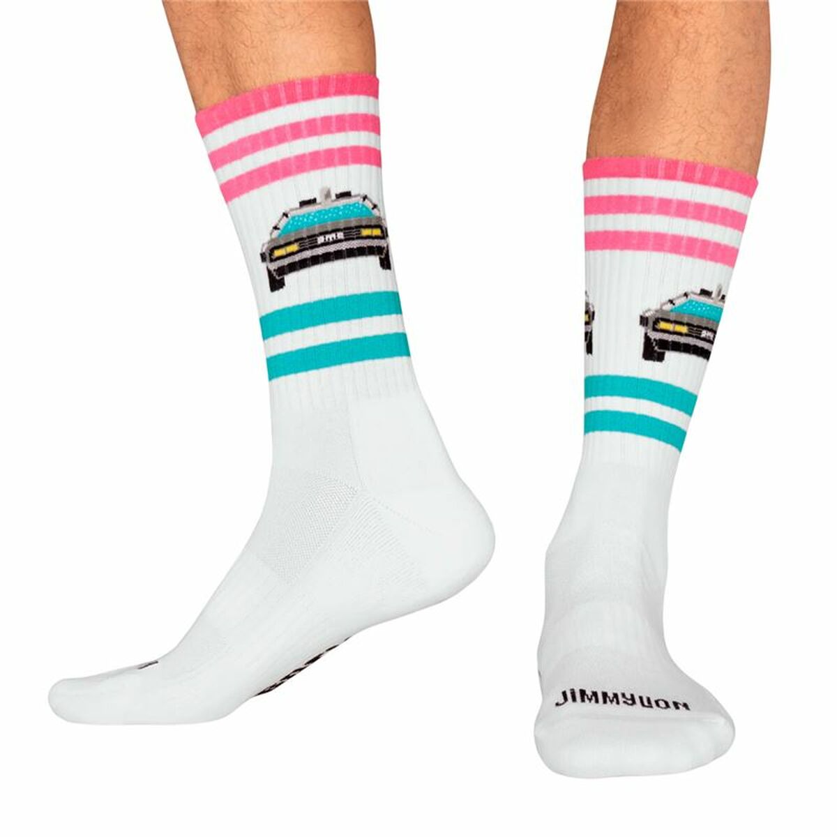 Image secondaire de Chaussettes de Sport Jimmy Lion Athletic Delorean Blanc