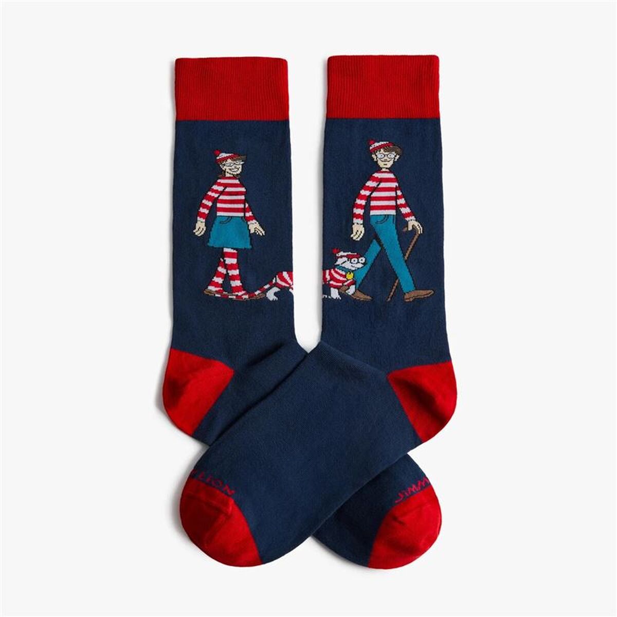 Sokken Jimmy Lion Wally Friends Blauw